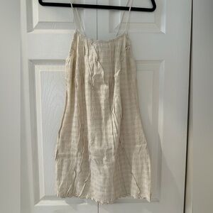 Free People Beige Mini Dress